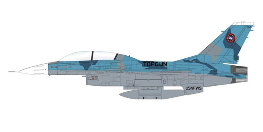 Lockheed F-16B Fighting Falcon - USN NSAWC, USNFWS TOPGUN, NAS Fallon, NV, 2009 / Hobby Master 1:72 HA38017