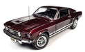 1967 Ford Mustang 2 + 2 GT in Code X Vintage Burgundy - Auto World / American Muscle - 1/18 - AMM1309 Passion Diecast