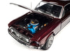 1967 Ford Mustang 2 + 2 GT in Code X Vintage Burgundy - Auto World / American Muscle - 1/18 - AMM1309 Passion Diecast