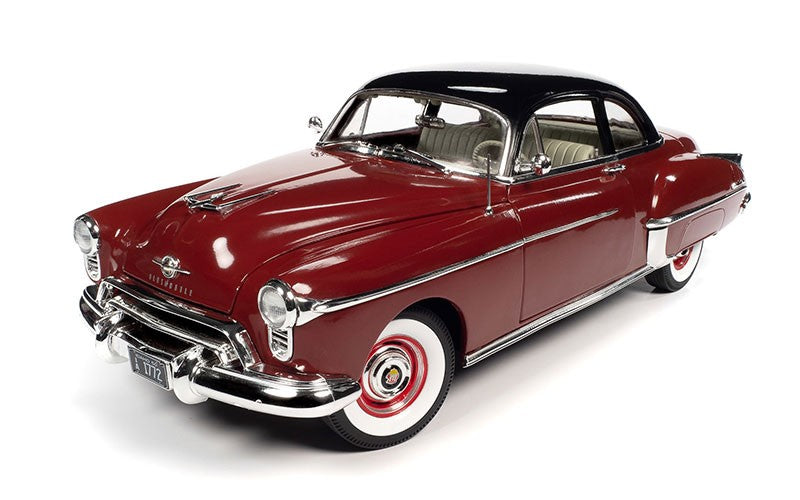 1950 Oldsmobile 88 Holiday Coupe in Chariot Red - Auto World / American Muscle - 1/18 - AMM1304 Passion Diecast