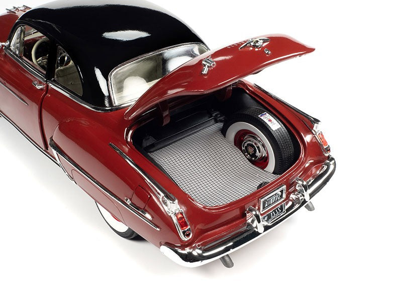 1950 Oldsmobile 88 Holiday Coupe in Chariot Red - Auto World / American Muscle - 1/18 - AMM1304 Passion Diecast