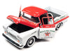 Texaco Truck Series No.40 - 2023 1958 Chevrolet Apache Fleetside Pickup Truck Red & White - Auto World & Round 2 - 1/24 - CP8028