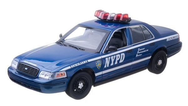 2001 Ford Crown Victoria - NYPD Auxiliary Interceptor (Lights and Sound)