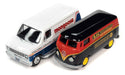 BMX/Freestyle Bikes Pack - Schwinn 1965 VW Type 2 - Mongoose 1976 Ford Van - Set of 2 - Johnny Lightning - 1:64 - JLSP342 B