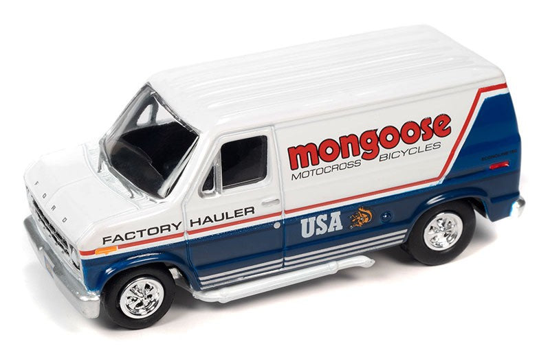 BMX/Freestyle Bikes Pack - Schwinn 1965 VW Type 2 - Mongoose 1976 Ford Van - Set of 2 - Johnny Lightning - 1:64 - JLSP342 B