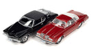 Super 70's Pack - 1976 Oldsmobile Cutlass - 1972 Buick Riviera - Set of 2 - Johnny Lightning - 1:64 - JLSP341 B