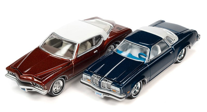 Super 70's Pack - 1976 Oldsmobile Cutlass - 1972 Buick Riviera - Set of 2 - Johnny Lightning - 1:64 - JLSP341 A