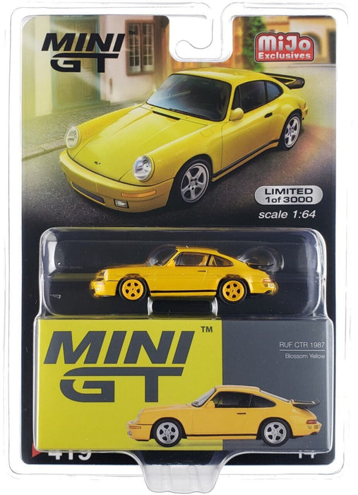 CHASE Mini GT - 1:64 - RUF CTR 1987 Blossom Yellow - Mijo Exclusives USA - MGT00419GR Passion Diecast