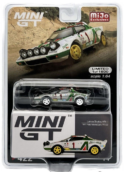 CHASE Lancia Stratos HF 1977 Rally MonteCarlo Winner No.1 - Mini GT - 1:64  - MGT00422GR
