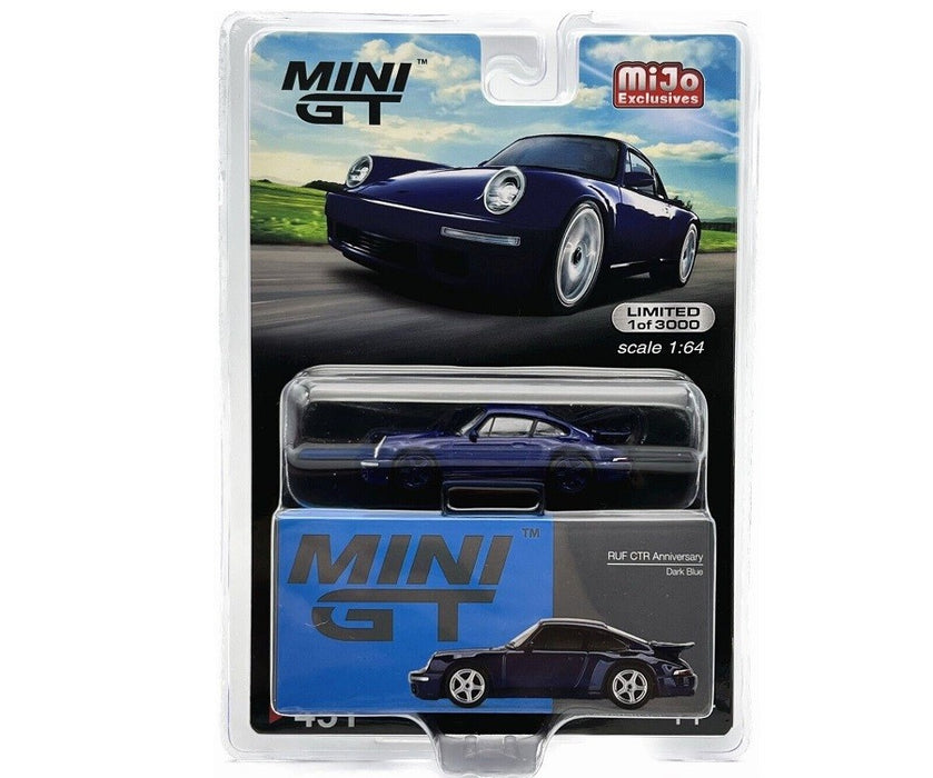 CHASE RUF CTR Anniversaire Bleu Foncé - Mini GT - 1:64 - MGT00451GR Passion Diecast