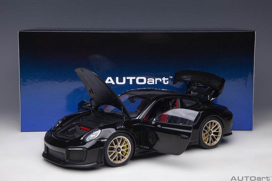Porsche 911 (991.2) GT2 RS Weissach Package (Black) - Autoart - 78186 Passion Diecast