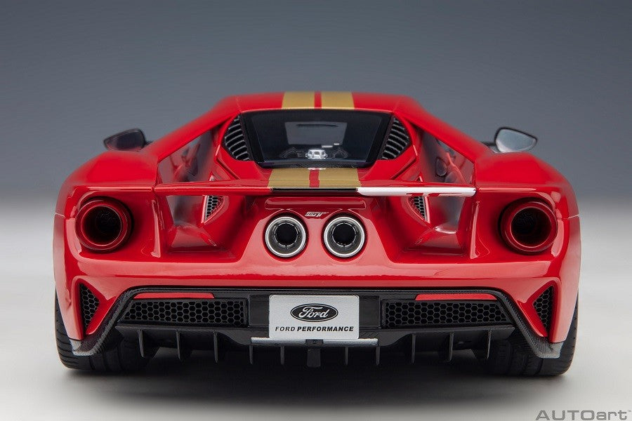 Ford GT 2022 Alan Mann Heritage Edition (Alan Mann Red)  - Autoart - 72927  Passion Diecast