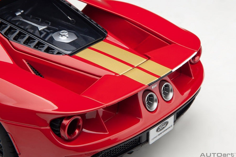 Ford GT 2022 Alan Mann Heritage Edition (Alan Mann Red)  - Autoart - 72927  Passion Diecast