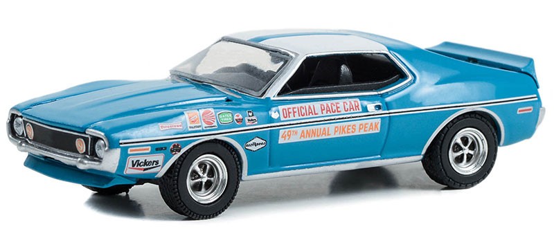 Official Pace Car 49th - 1971 AMC Javelin - Pikes Peak International Hill Climb Series 1 - 1/64 Greenlight - 13330 C
