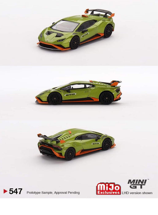 Lamborghini Huracan STO Verde Citrea - Mini GT - 1:64 - MGT00547 Passion Diecast