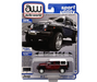 CHASE 2017 Jeep Wrangler Chief Edition in Rhino with White Roof and Side Stripe - Auto World - 1/64 - AWSP108 BGR