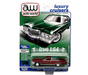 CHASE 1975 Cadillac Coupe DeVille in Greenbriar Firemist Poly with Dark Green Vinyl Roof - Auto World - 1/64 - AWSP109 AGR