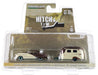 GreenMachine 1949 Buick Roadmaster Hardtop with Airstream 16’ Bambi - Hitch & Tow Series 26 - Greenlight - 1-64 - 32260 AGR