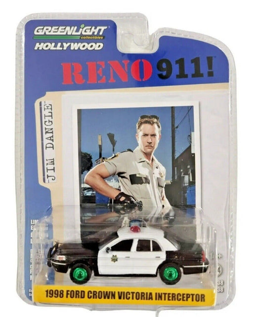 GreenMachine Reno Sheriff's - 1998 Ford Crown Victoria Police - Lost - Hollywood Series 38 -1/64 Greenlight - 44980 BGR