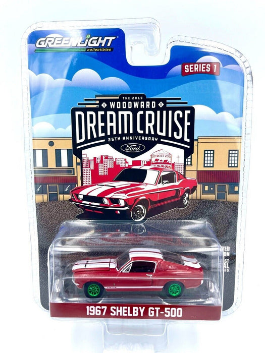 GreenMachine 1967 Shelby GT500  Red - Woodward Dream Cruise Series 1 -1/64 Greenlight - 37280 FGR