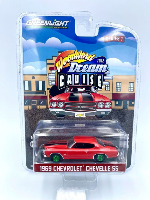 GreenMachine 1969 Chevrolet Chevelle SS Red  - Woodward Dream Cruise Series 1 -1/64 Greenlight - 37280 CGR
