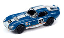 1965 Shelby Daytona Gulf in Dark Blue with White Stripes - Johnny Lightning - 1/64 - JLSP356 B Passion Diecast