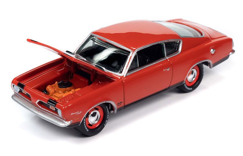 1969 Plymouth Barracuda in Barracuda Orange - Johnny Lightning - 1/64 - JLSP354 A Passion Diecast