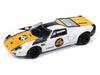 2005 Ford GT in White with Orange and Flat Black - Johnny Lightning - 1/64 - JLSP357 B Passion Diecast
