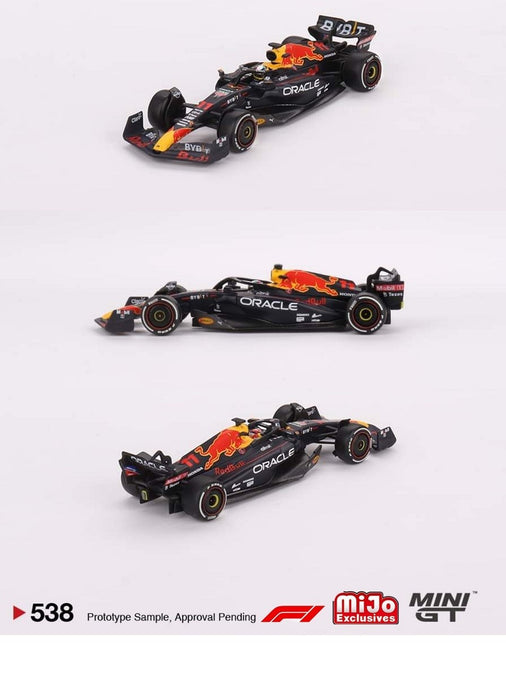 Oracle Red Bull Racing RB18 No.11 Sergio Pérez 2022 Abu Dhabi Grand Prix 3rd Place - Mini GT F1 - 1:64 - MGT00538