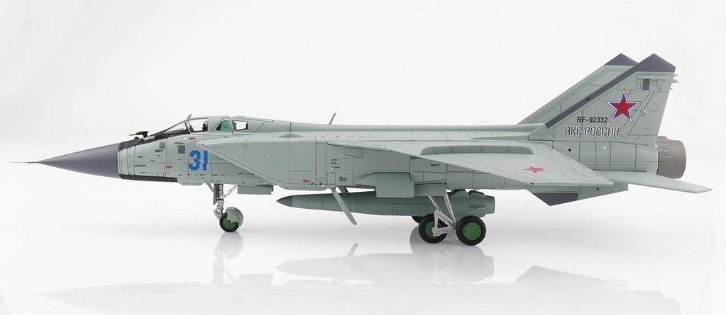 Mikoyan MiG-31K Foxhound-D - Russian Air Force 764th Fighter Rgt, Blue 31, Russia, 2015 / Hobby Master 1:72 HA9701