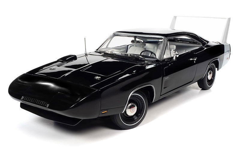 1969 Dodge Charger Daytona in X9 Black - Auto World / American Muscle - 1/18 - AMM1310 Passion Diecast