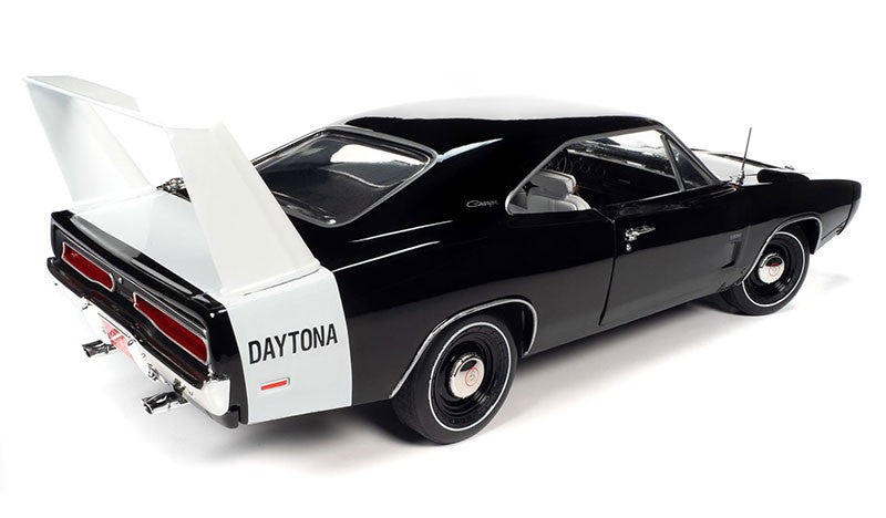 1969 Dodge Charger Daytona in X9 Black - Auto World / American Muscle - 1/18 - AMM1310 Passion Diecast