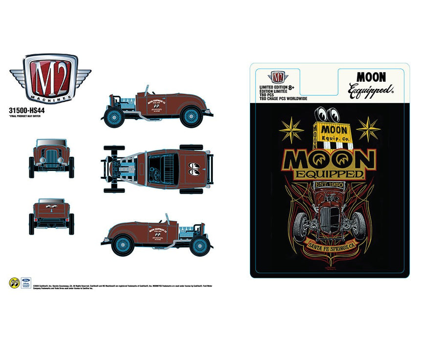 1932 Ford Roadster Mooneyes - Hobby Exclusive - M2 Machine - 1:64 - 31500-HS44 Passion Diecast