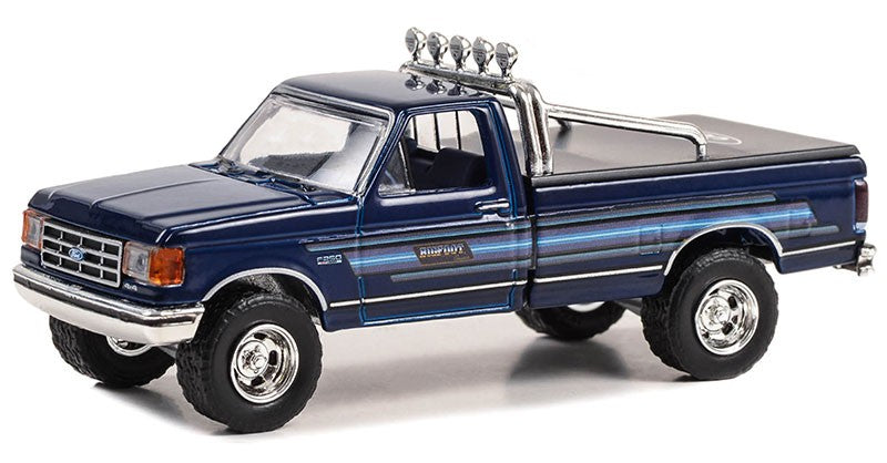 1987 Ford F-250 XLT Lariat - Ford Scherer Truck Equipment Bigfoot Only 300 Produced - Hobby Exclusive - 1/64 Greenlight - 30433