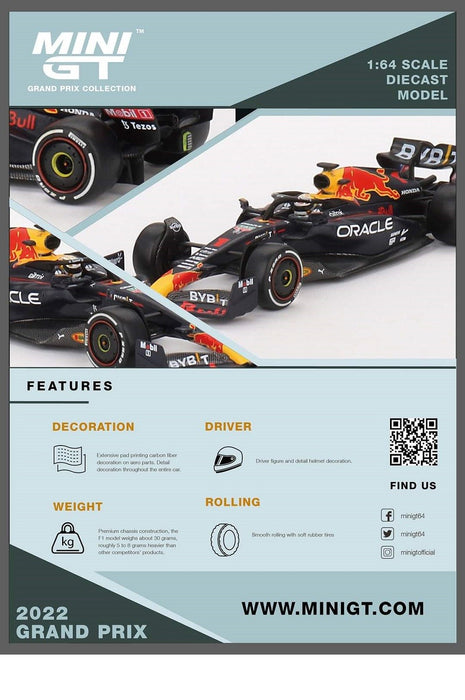AlphaTauri AT03 No.10 Pierre Gasly 2022 - Mini GT F1 - 1:64 - MGT00539 Passion Diecast