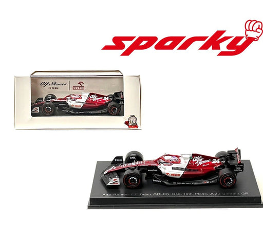 Alfa Romeo F1 Team ORLEN C42 No.24 Alfa Romeo F1 Team ORLEN 2022 - Zhou Guan Yu - SPARKY 1/64 - Y261 Passion Diecast