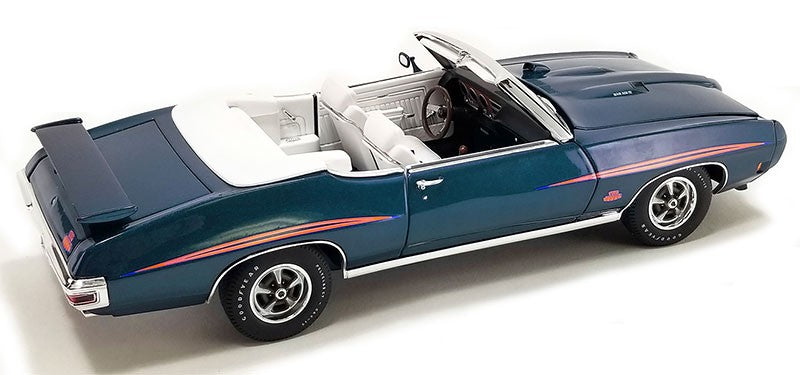 1970 Pontiac GTO Judge Convertible in Atoll Blue Limited Edition - ACME - 1/18 - A1801221 Passion Diecast