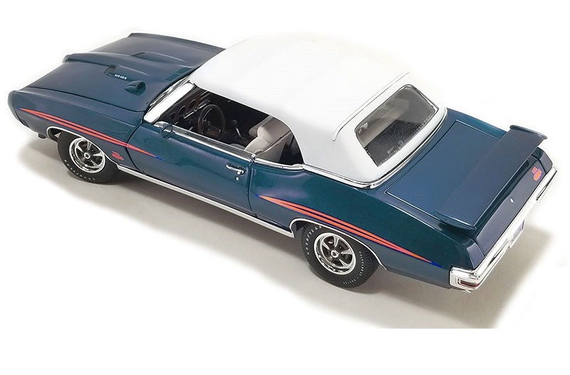 1970 Pontiac GTO Judge Convertible in Atoll Blue Limited Edition - ACME - 1/18 - A1801221 Passion Diecast