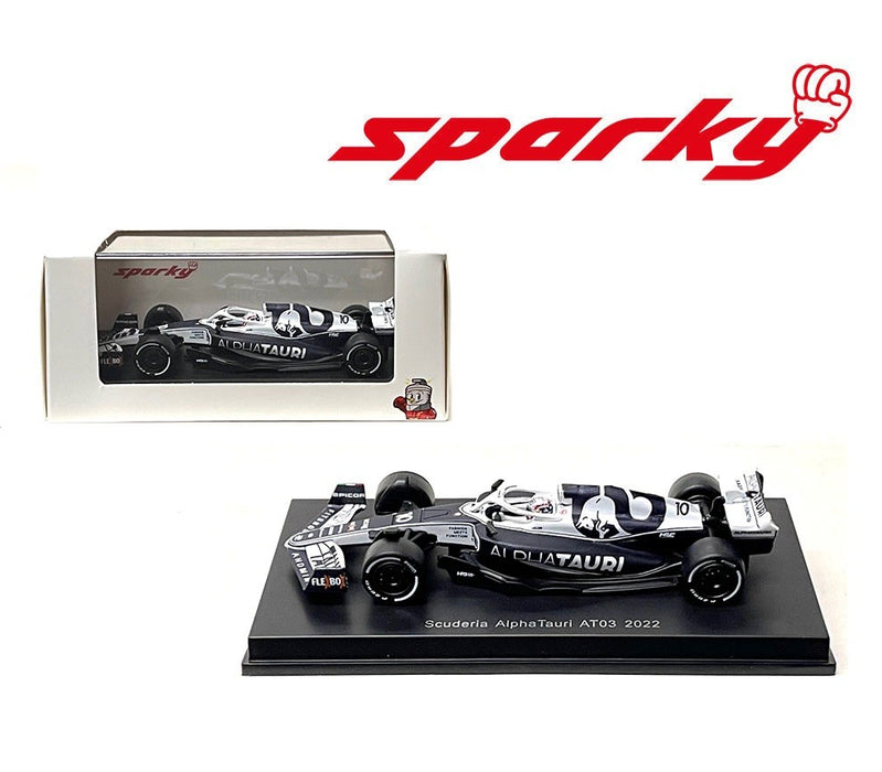 AlphaTauri AT03 No.10 Scuderia AlphaTauri 2022 - Pierre Gasly - SPARKY 1/64 - Y252 - Passion Diecast