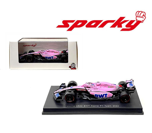 Alpine A522 No.14 BWT Alpine F1 Team 2022 - Fernando Alonso - SPARKY 1/64 - Y250