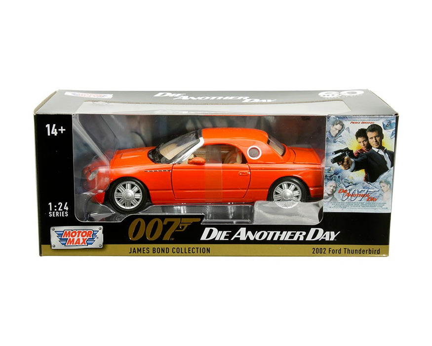 2002 Ford Thunderbird (Red) - 007 James Bond Collection - 60 Years of Bond - Motormax 1-24 - 79853 - Passion Diecast 