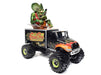Rat Fink Speed Shop Monster Truck in Flat Black with Rat Fink Speed Shop Graphics - Johnny Lightning - 1/24 - JL24009