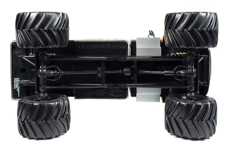 Rat Fink Speed Shop Monster Truck in Flat Black with Rat Fink Speed Shop Graphics - Johnny Lightning - 1/24 - JL24009