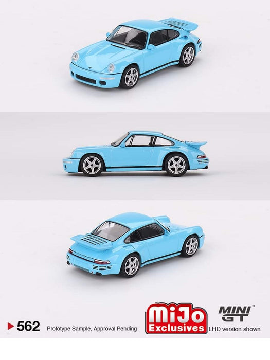 RUF CTR Anniversary Bayrisch Himmelblau - Mini GT - 1:64 - MGT00562 Passion Diecast