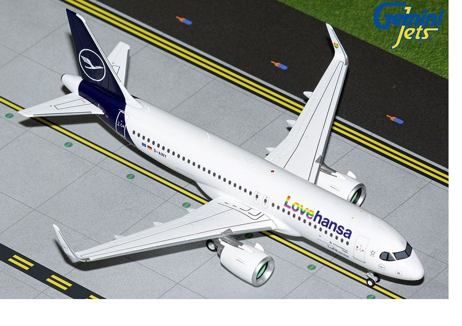 Lufthansa Airbus A320 NEO Lovehansa 2018 livery D-AINY  - Gemini 1/200 G2DLH1198