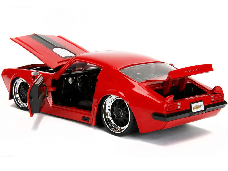 1972 Pontiac Firebird (Red) - Bigtime Muscle - Jada 1/24 - 99582 - Passion Diecast 