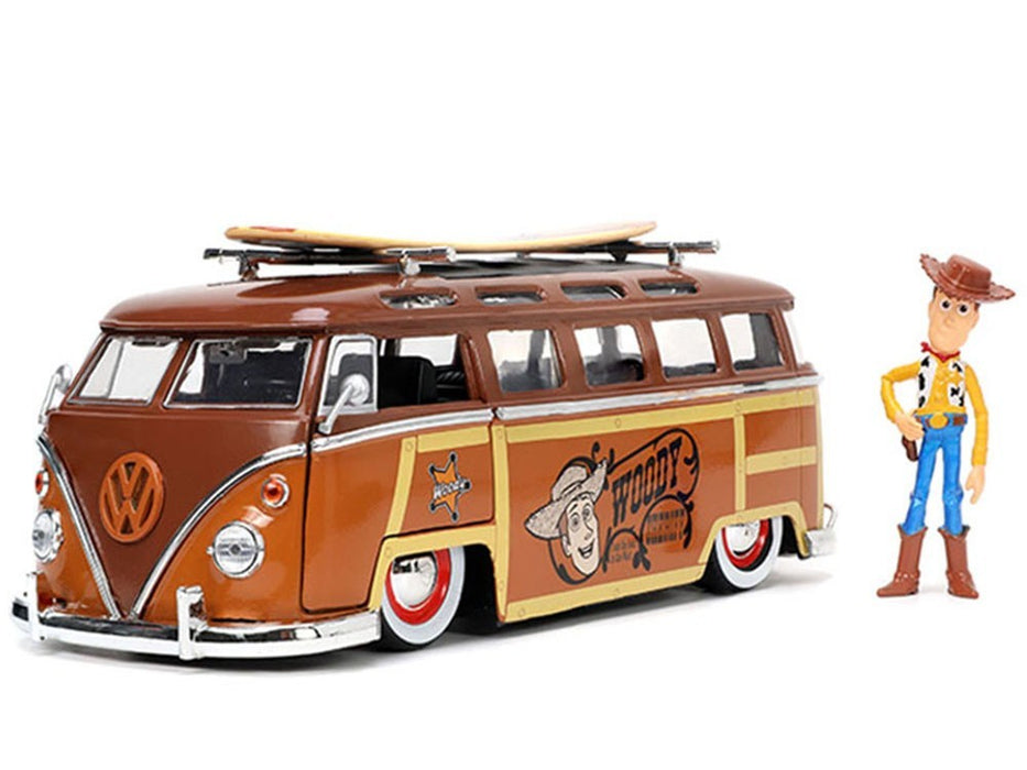 1962 Volkswagen T1 Bus with Woody Figure - Disney Pixar Toy Story ...