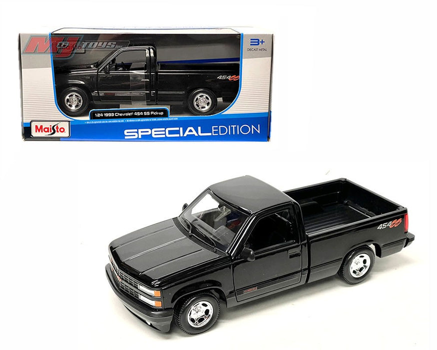 1993 Chevrolet 454 SS Pick-up (Black) - Maisto - 1/24 - 32901 BK -  Passion Diecast