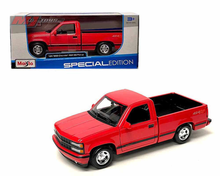 1993 Chevrolet 454 SS Pick-up (Red) - Maisto - 1/24 - 32901 RD -  Passion Diecast