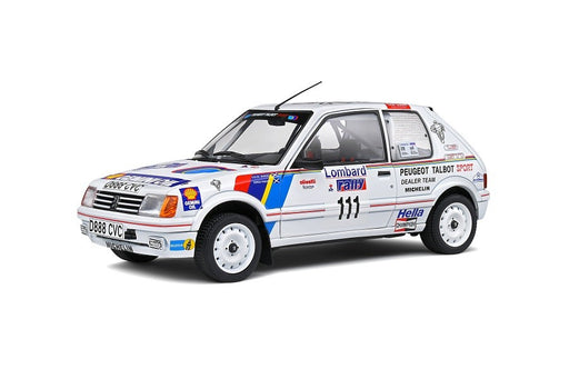 1988 PEUGEOT 205 GTI RAC RALLY - Solido - 1/18 - S1801715 Passion Diecast